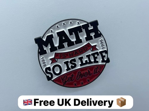 Funky maths pin - pin, badge
