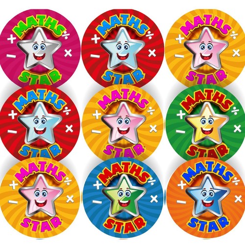144 star maths 30mm glossy - -,