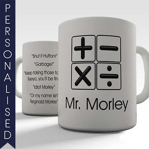Maths teacher personalised - maths, mug