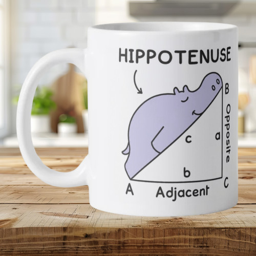 Hippotenuse mug funny - hippotenuse,
