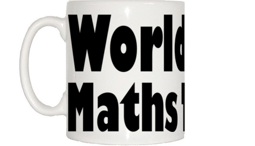 World best maths teacher mug - best,