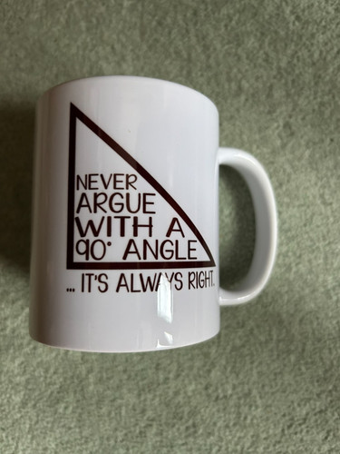 Novelty mug never argue with - mug,