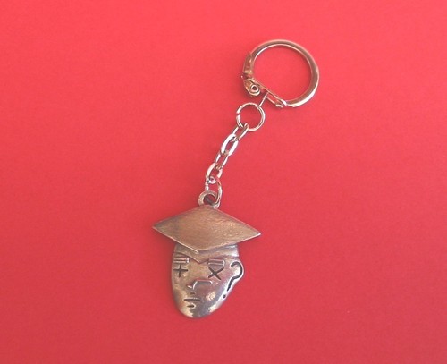 Maths teacher keyring end - maths, of
